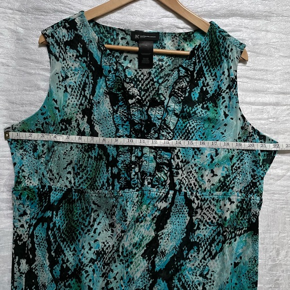Women blouse sleeveless Casual Top, Plus Size 1X - Picture 2 of 8